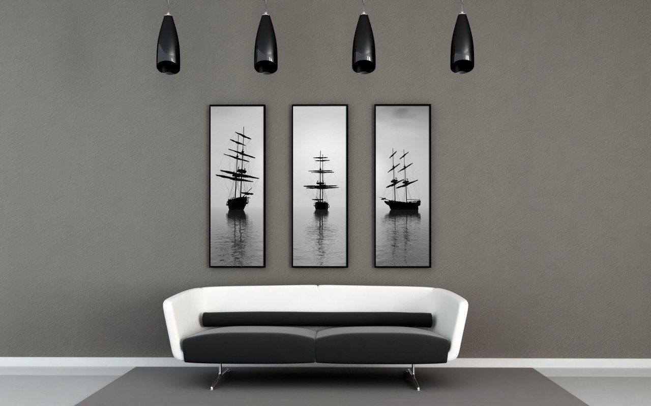 Fond d'écran d'intérieur design pour ordinateur.