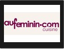 Screenshot recettes de gratin aufeminin.com logo