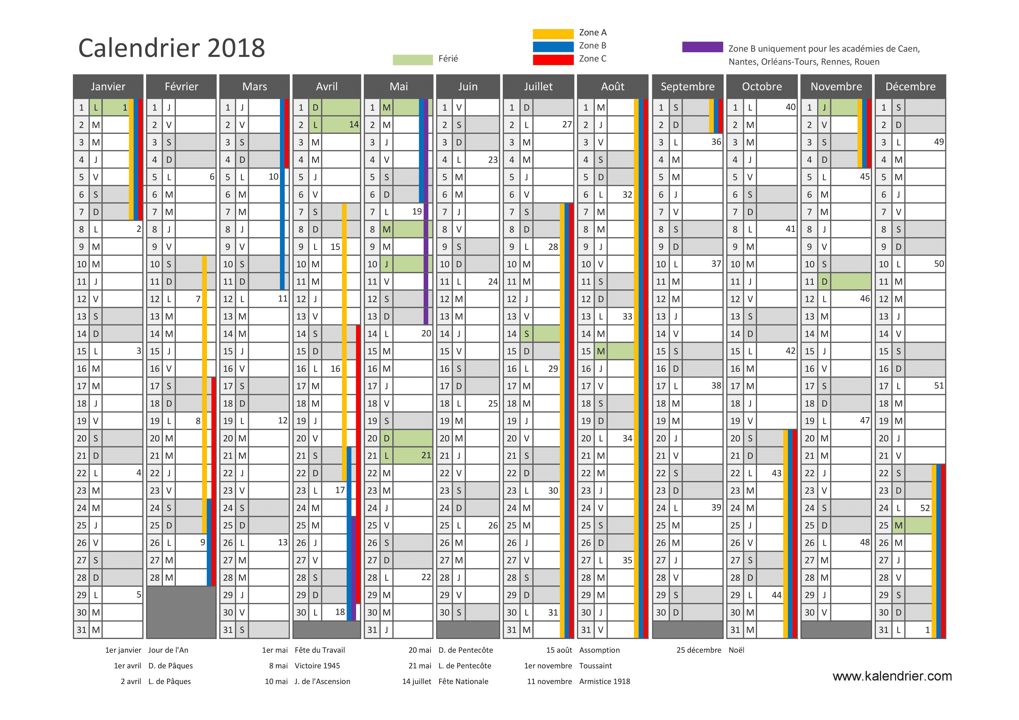 Calendriers 2018 2019 Calendrier Scolaire Calendrier 2018 Calendriers