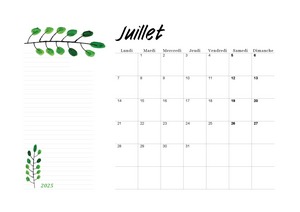 - PLANNING DE JUILLET 2025 -
