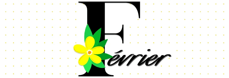 Calendrier de février 2025 à imprimer