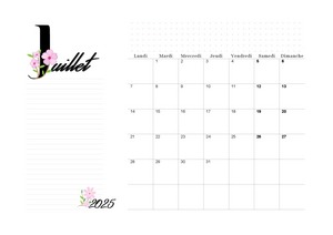 - Planning de juillet 2025 -