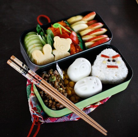 Recettes pour bento, lunch box et autres boîtes à repas.