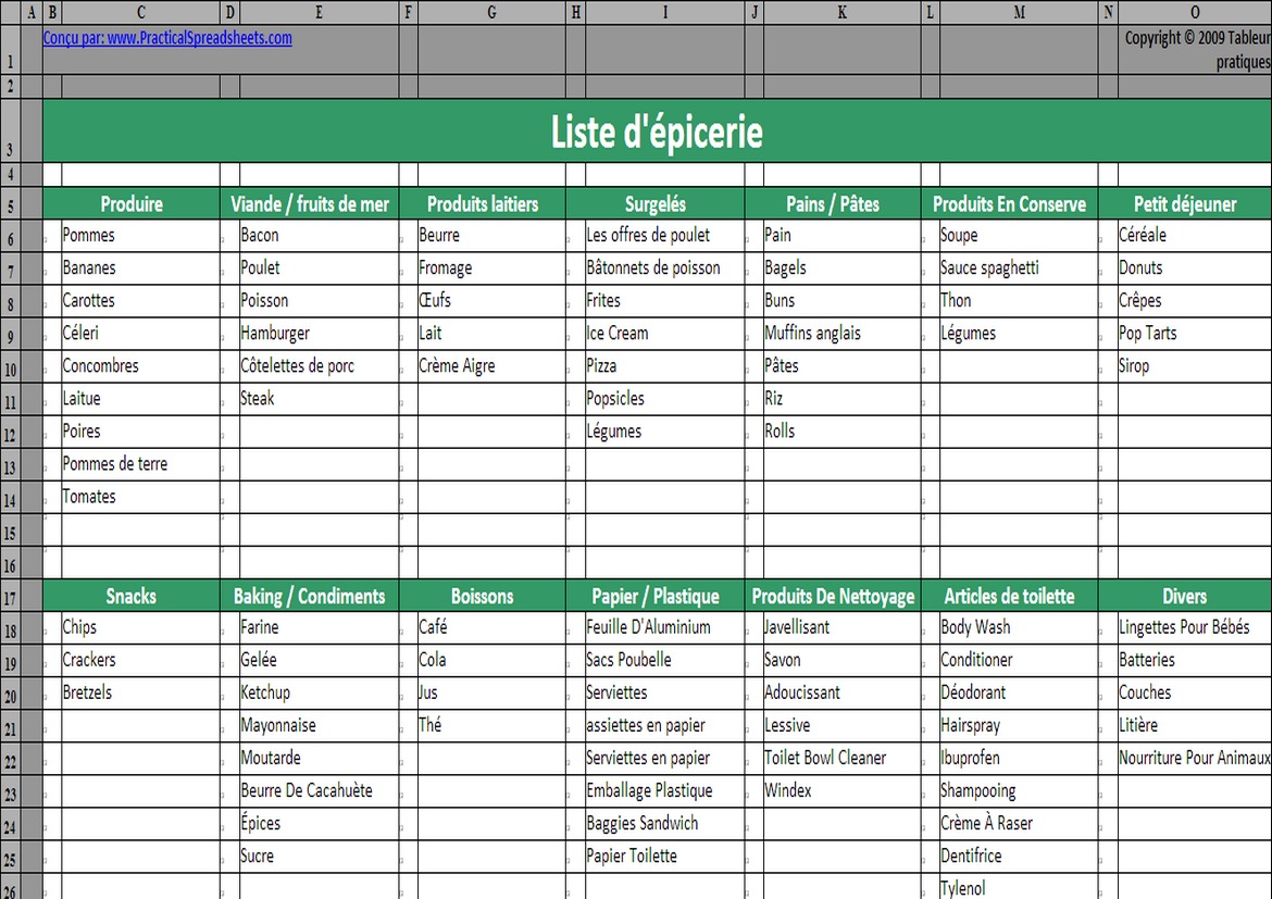 Free Imprimables Liste de Course - Le Blog des Dames  Liste de courses,  Liste de course type, Liste de courses imprimable
