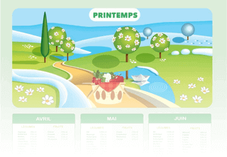 Calendrier des saisons des fruits et légumes cultivés en France