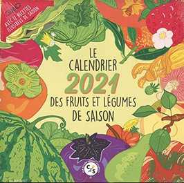 Le calendrier fruits et légumes de saison 2020 de Claire-sophie Pissenlit