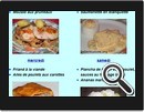 Screenshot du menu de la semaine sur bebertcuisine.org.