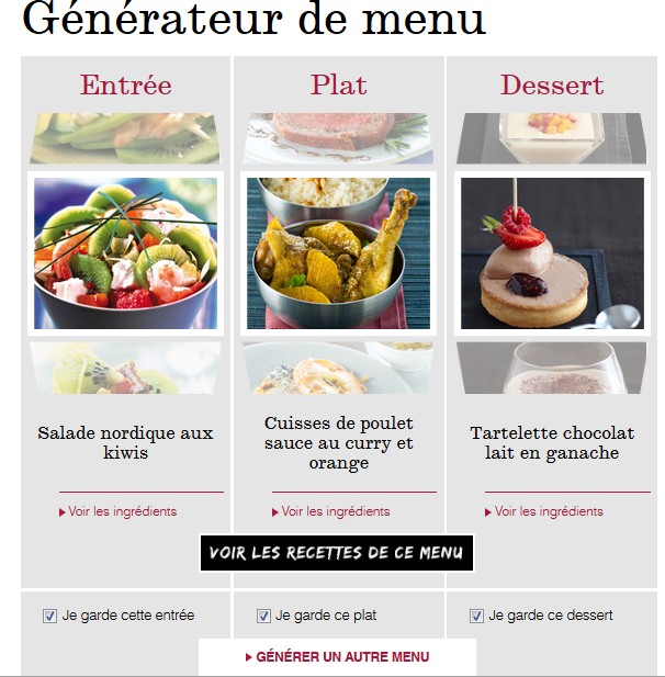 Générateur de menu Aménagement bureau entreprise