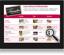 Screenshot du menu de la semaine d'Alexandre sur linternaute.com.