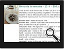 Screenshot du menu de la semaine sur vialbost.org.