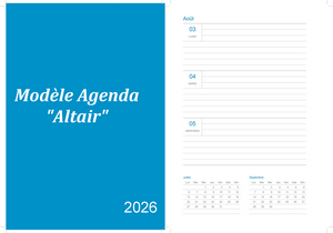 Altair PDF gratuit - Agenda de août 2026 à imprimer.