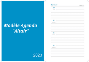 Organisation : agenda avril 2023 à imprimer - Altair