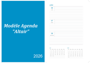 Altair PDF gratuit - Agenda de juillet 2026 à imprimer.