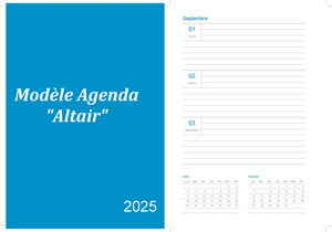 Altair PDF gratuit - Agenda de septembre 2025 à imprimer.