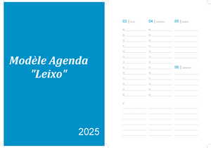 Leixo PDF gratuit - Agenda de juillet 2025 à imprimer.