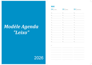 Leixo PDF gratuit - Agenda de mai 2026 à imprimer.