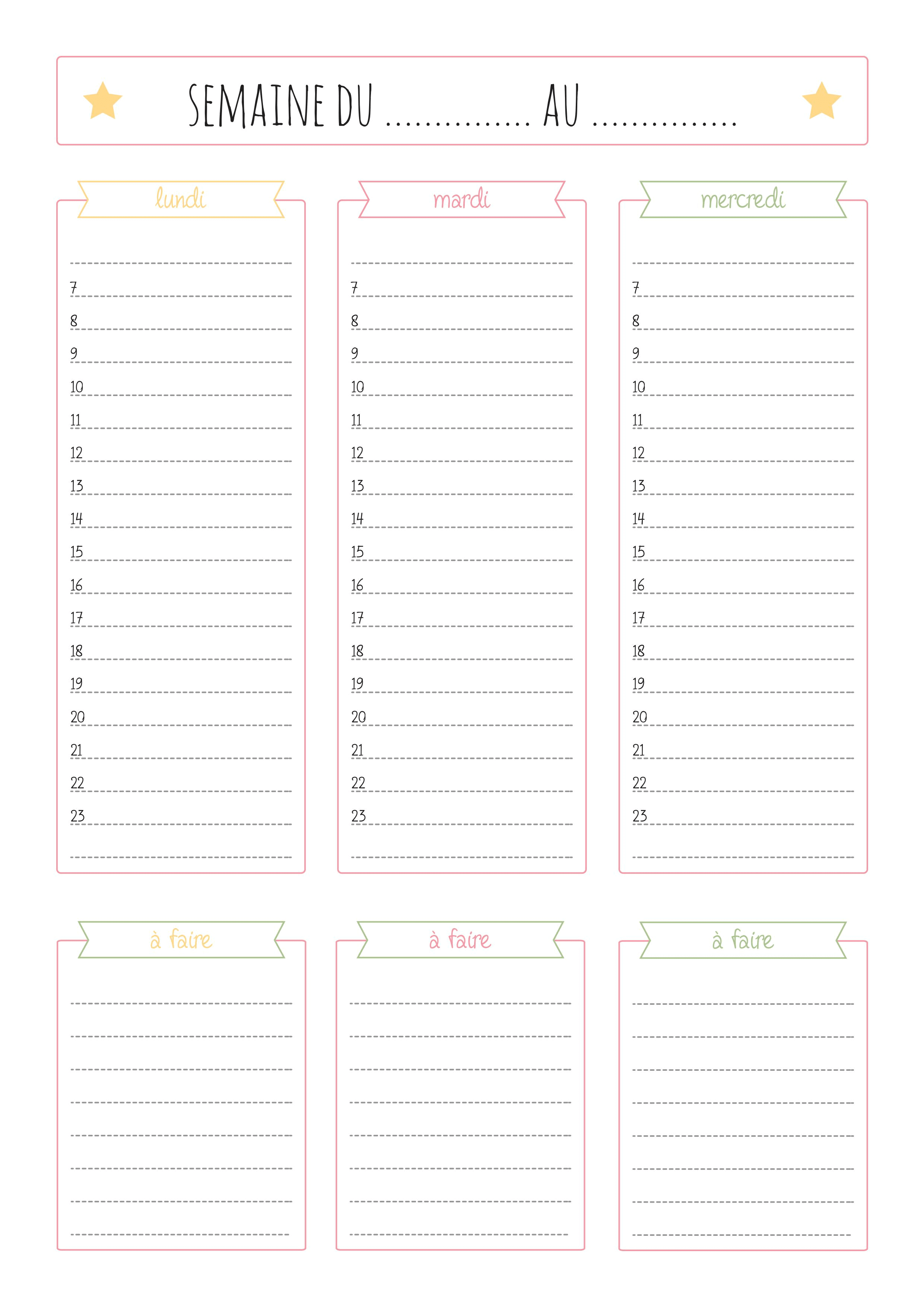 Planning Journalier - PDF