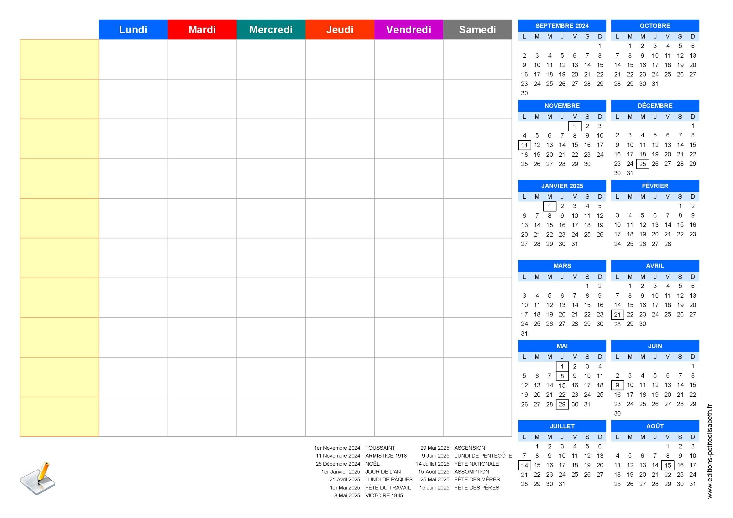 Calendrier Hebdomadaire Imprimable Avec Plages Horaires Organiser Sa Calendrier Hebdomadaire Imprimable Avec Plages Horaires Organiser Sa