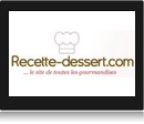 Screenshot Recettes chocolat sur recette-dessert.com logo