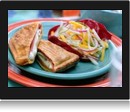 Screenshot panini sandwich jambon parme mozzarella delices-defrance.com