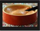 Capture ecran sauce bourguignonne froide. Sauce de couleur orange.
