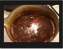 Capture ecran sauce madere de couleur marron.