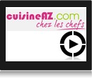 Screenshot cuisine de chefs video cuisineaz.com